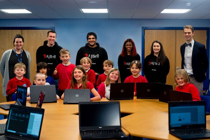 Salford company donates computers to a local school as part of the sustainability campaign

