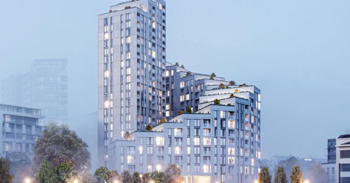 DeTrafford puts planned £80m Salford Quays scheme with hundreds of apartments up for sale
