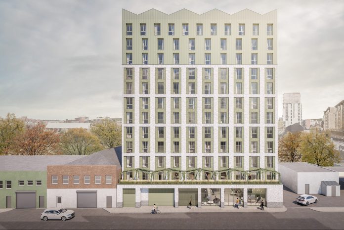 Developer submits plans for 12-storey Salford residential block
